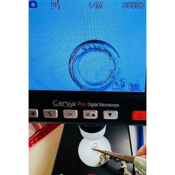 Estate Sterling Silver 925 Double Round Link Charm Bracelet - 8 Unique Charms - Picture 16 of 16